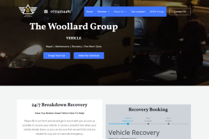 the woollard group website design